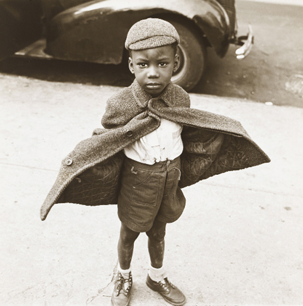 Jerome Liebling, Butterfly Boy, New York, 1949, gelatin silver print.  The Jewish Museum, New York, Purchase: Mimi and Barry J. Alperin Fund.  © Estate of Jerome Liebling.