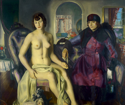 <em>Two Women</em>, 1924, by George Wesley Bellows (American, 1882–1925)