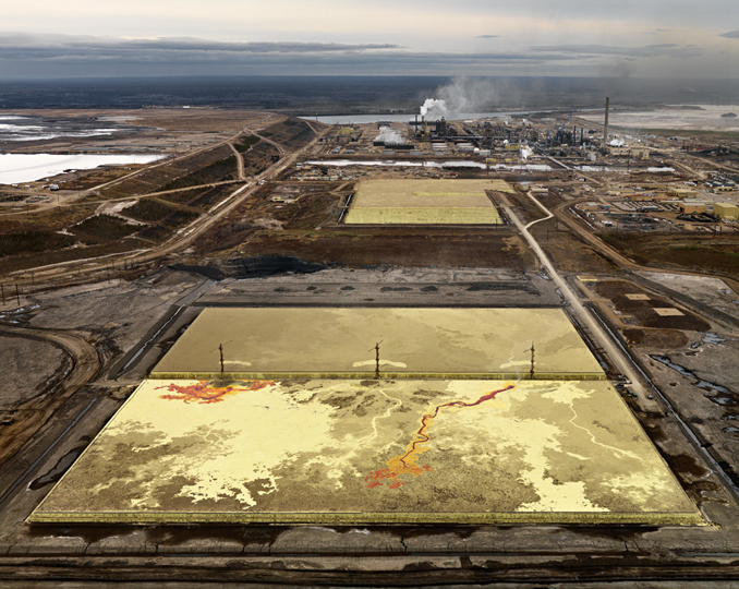 <strong>Alberta Oil Sands #6 </strong> Fort McMurray, Alberta, Canada, 2007 Edward Burtynsky Photography