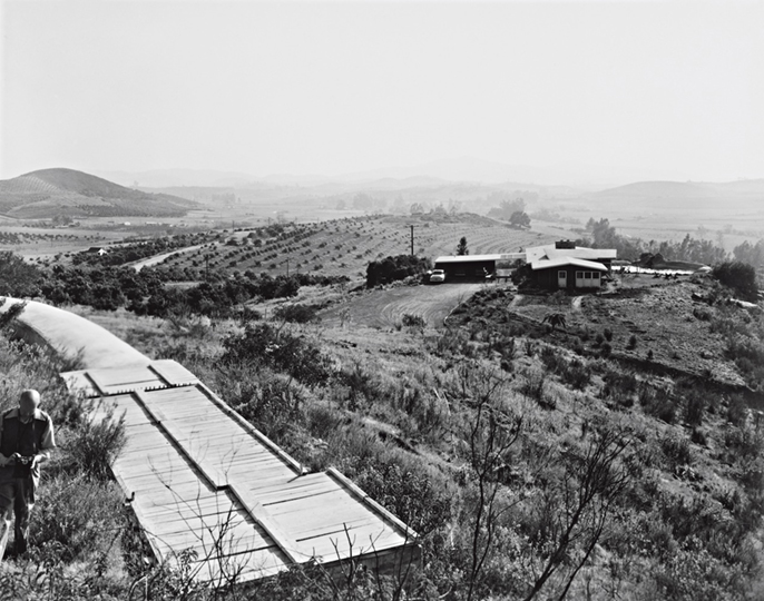 ESCONDIDO View over Escondido, CA.  Photograph by Julius Shulman, 1951.  © Craig Krull Gallery, Santa Monica.