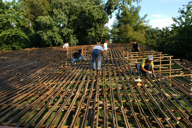 Tiled Garden, 2010, 10th Venice Biennale of Architecture, Venice, Italy.  Photo by Lu Wenyu.