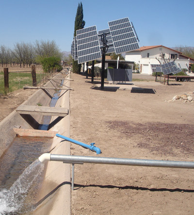 Solar Water Pump Testing Site in Safford, AZ/SunPumps