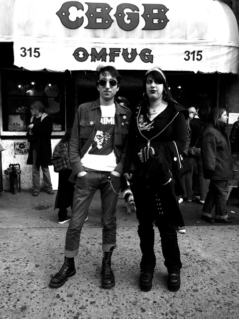 <em>COUPLE AT CBGB</em> Silverprint Edition of  5 