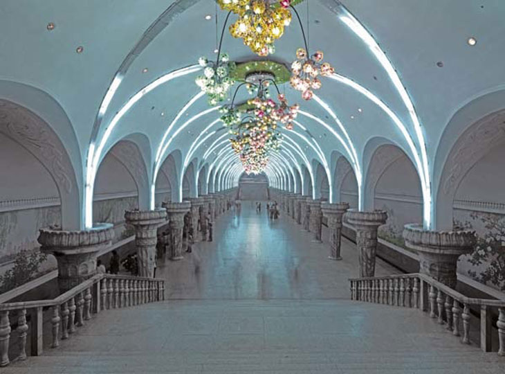 Subway Station, Pyongyang. Images courtesy of DOM Publishers and Philipp Meuser.