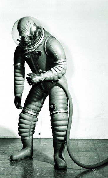 Mark 1 <em>Tomato Worm</em> Suit, by B. F. Goodrich.