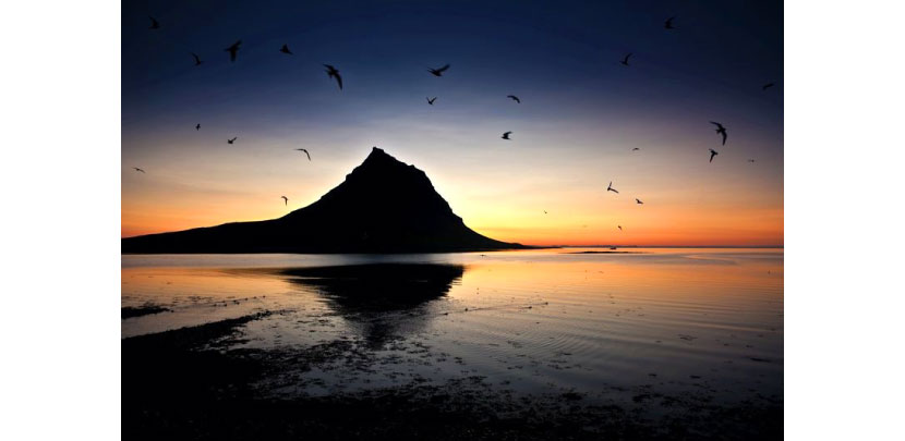 Mt. Kirkjufell, Grundarfjordur, Snaefellsnes Peninsula, Western Iceland