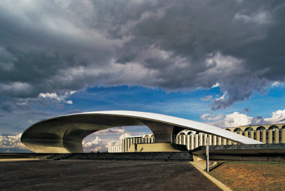 Defense Ministry, Brasilia, Brazil.  Oscar Niemeyer, 1967.