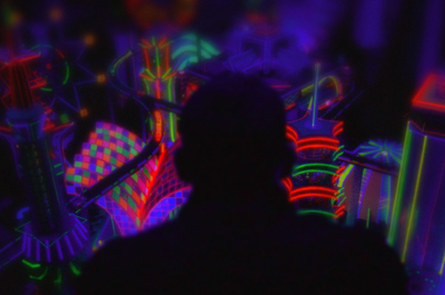 Nathaniel Brown as Oscar in Enter the Void. Directed by Gaspar Noé. 