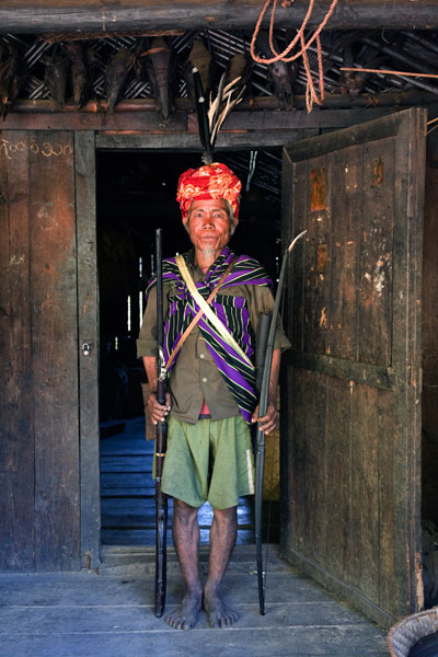 Village hunter, Chin State, Burma. © Andrew Geiger