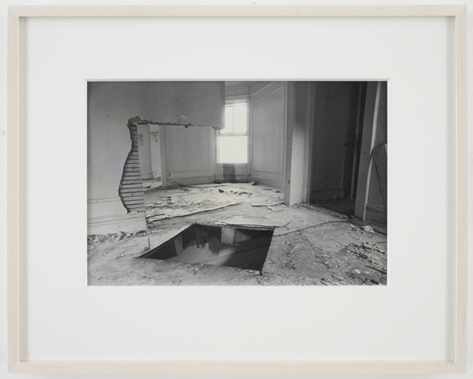 BRONX FLOOR FLOOR HOLE 02 Gordon Matta-Clark Bronx Floor: Floor Hole, 1972 courtesy of the Estate of Gordon Matta-Clark and David Zwirner