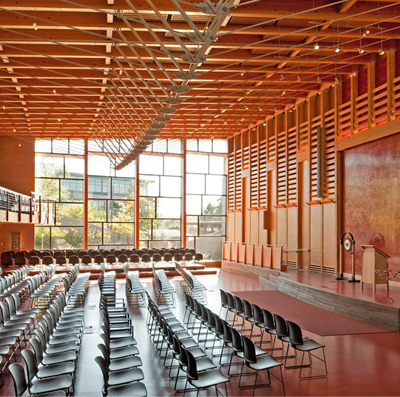 First Unitarian Society Meeting House by Zane Williams, courtesy of The Kubala Washatko Architects