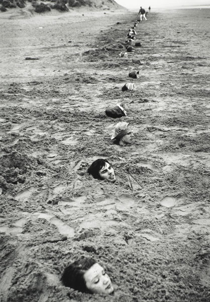 Keith Arnatt <em>Liverpool Beach Burial</em>, 1968