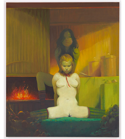 Lisa Yuskavage Fireplace