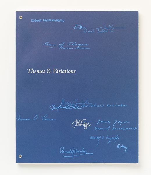 <em>Themes & Variations</em>, 1982