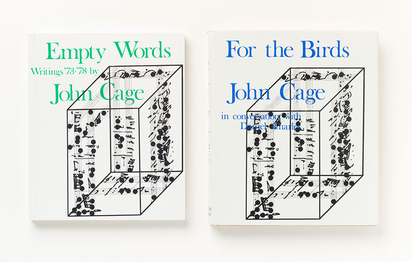 Books by John Cage from the MCA Chicago Artists' Book Collection