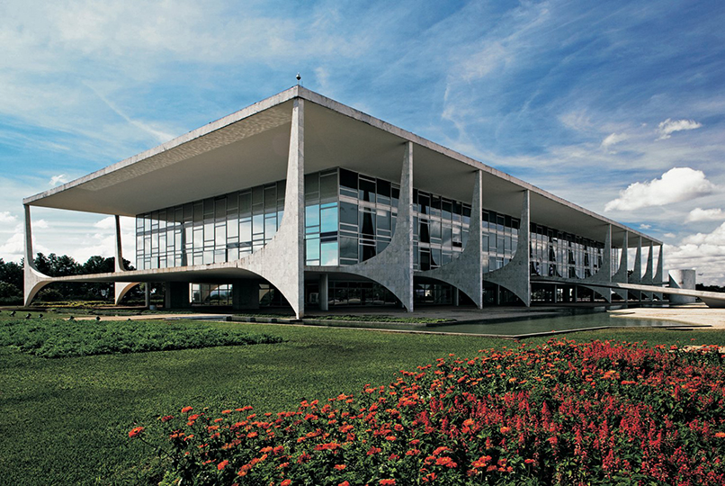 Planalto Palace, Brasilia, 1958-60.