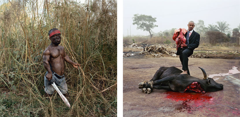 Left: Pieter Hugo Omo Omeonu, Enugu, Nigeria, 2008 From the series Nollywood Digital C-Print © Pieter Hugo, Courtesy Yossi Milo Gallery, New York Pieter Hugo Gabazzini Zuo, Enugu, Nigeria, 2008 From the series Nollywood Digital C-Print © Pieter Hugo, Courtesy Yossi Milo Gallery, New York Right: