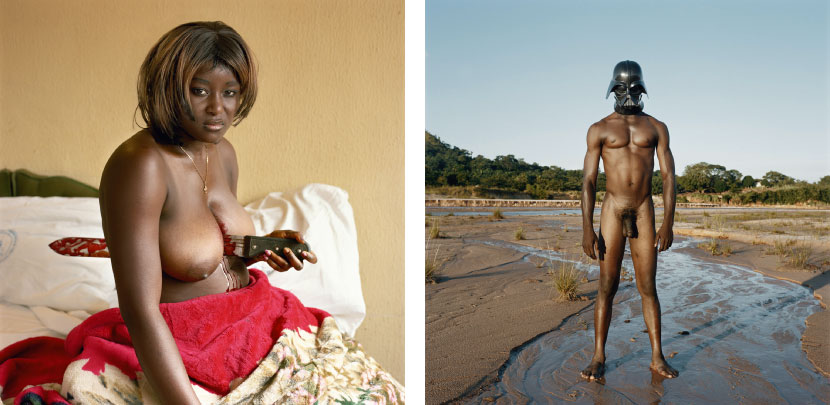 Left: Pieter Hugo Rose Njoku, Enugu, Nigeria, 2008 From the series Nollywood Digital C-Print © Pieter Hugo, Courtesy Yossi Milo Gallery, New York Right: Pieter Hugo Azuka Adindu, Enugu, Nigeria, 2008 From the series Nollywood Digital C-Print © Pieter Hugo, Courtesy Yossi Milo Gallery, New York