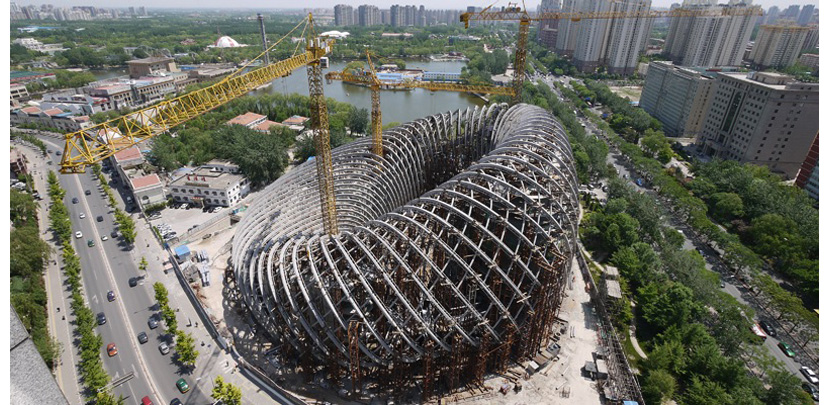 Phoenix International Media Center, Beijing, China, 2007-2009.  By BIAD_UPo. 