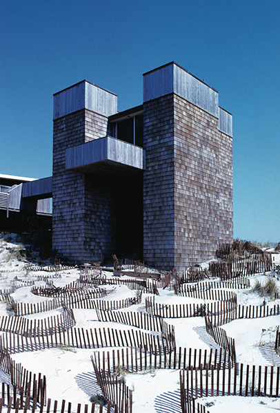 Burge Pavilion, Fire Island Pines, NY, 1965.  Architect Horace Gifford.