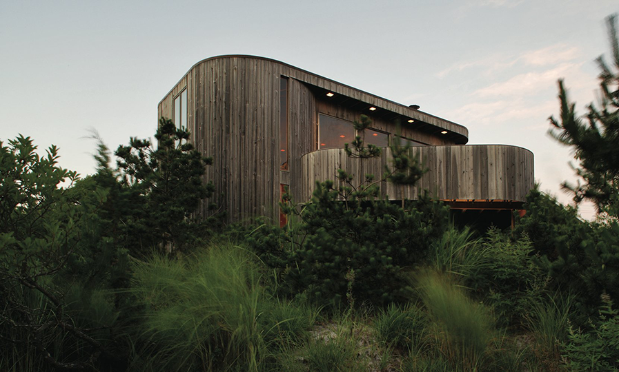 Rosenthal House, Seaview, NY, 1972.  Architect Horace Gifford.