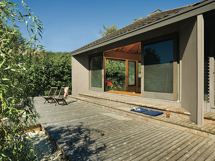 Scali Guest House, Fair Harbor, NY, 1976.  Architect Horace Gifford.