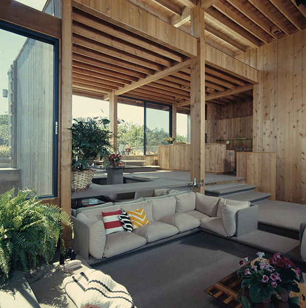 Travis-Wall House, Fire Island Pines, NY, 1972-75.  Architect Horace Gifford.