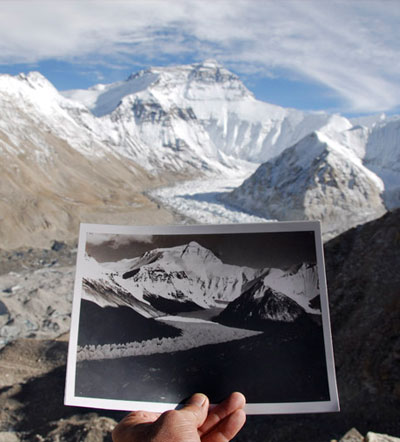 David Breashears, Mount Everest, Main Rongbuk Glacier, Tibet, China,  2007