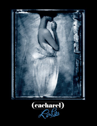 Advertisement for <em>Loulou</em>, Cacharel perfume, 1990. Photograph by Sarah Moon.