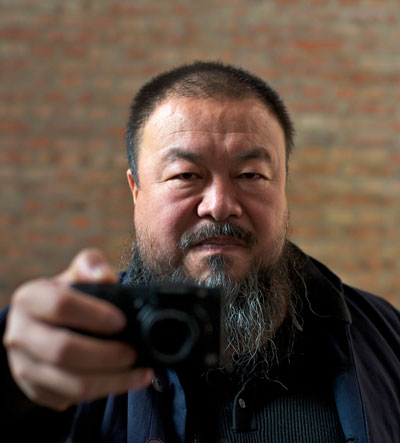 <em>Ai Weiwei in a scene from Alison Klayman’s AI WEIWEI: NEVER SORRY.</em>  Photo by Ted Alcorn.