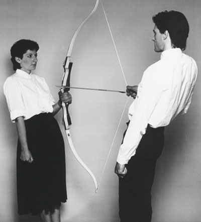 Marina Abramović & Ulay, Rest Energy in 1980.