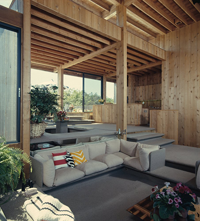 Travis-Wall House, Fire Island Pines, NY, 1972-75.  Architect Horace Gifford.