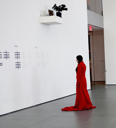 Marina Abramović & Matthew Akers. Photo Credit: David Smoler