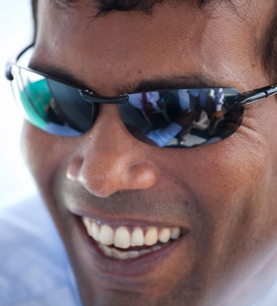 Pres. Mohamed Nasheed. Lincoln Else.