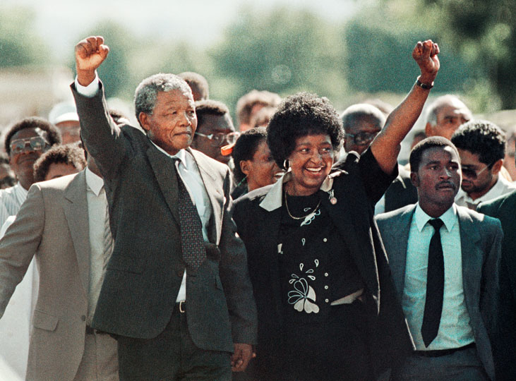 Greame Williams, Mandela released. South Africa, Cape, Paarl, 1990. Courtesy the artist. © Greame Williams.