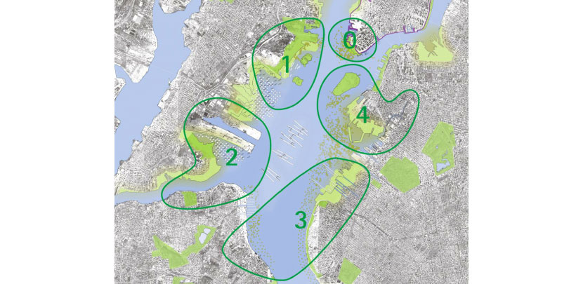 Map of project zones