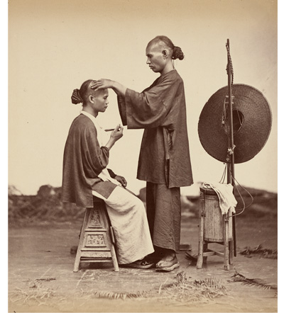 John Thomson Itinerant Barbers c. 1868-72