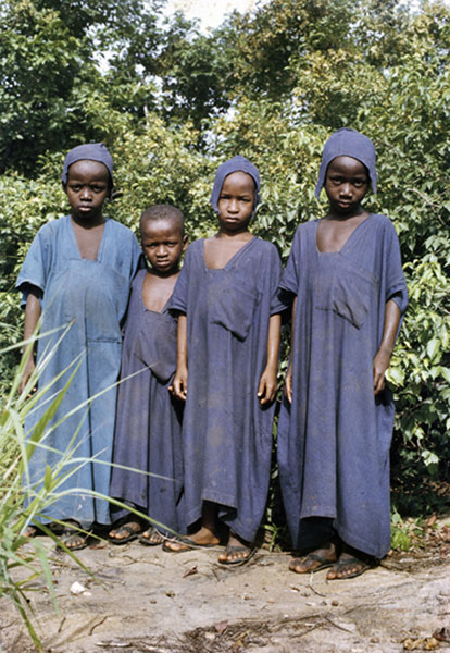 The newly circumcised, Soloba, October 1973 
© Malick SidibÈ
