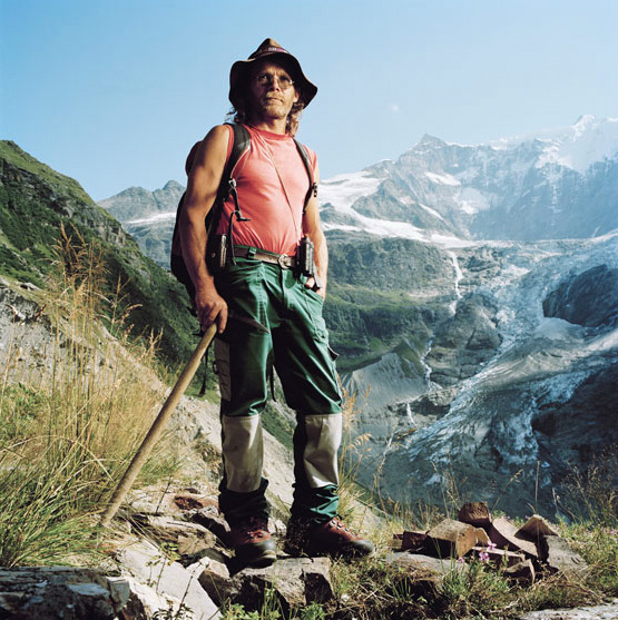 Christian Kaufmann, shepherd. Grindewald, Switzerland.