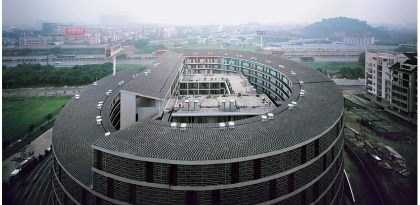 Urban Tulou, Guangzhou, China, 2005-2008.  By URBANUS.