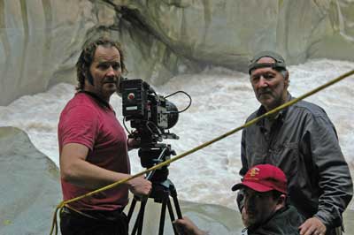 Werner Herzog directing My Son, My Son, What have you done? Photography by Lena Herzog. Courtesy of Absurda.