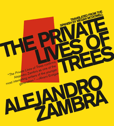 The Private Life of Trees. Cover courtesy of Melville House